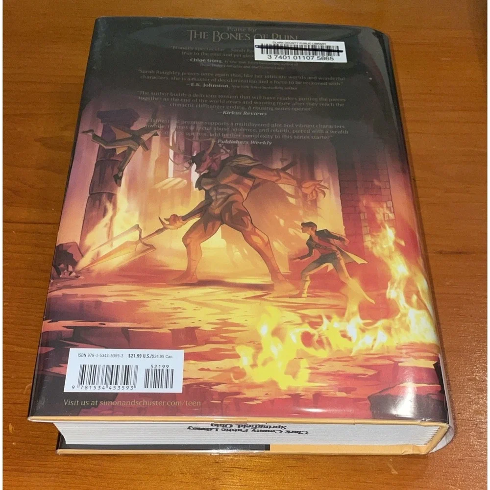 Bones of Ruin -Sarah Raughley Hardcover Trilogy Song Of Wrath & Lady Of Rapture